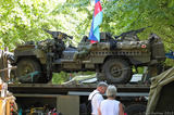 IMG 0510 Army Landrover on truck
